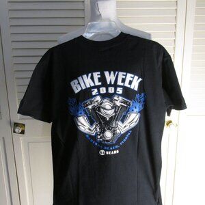 Bike Week 2005 Embroidered front of T-shirt, Daytona Beach - Medium